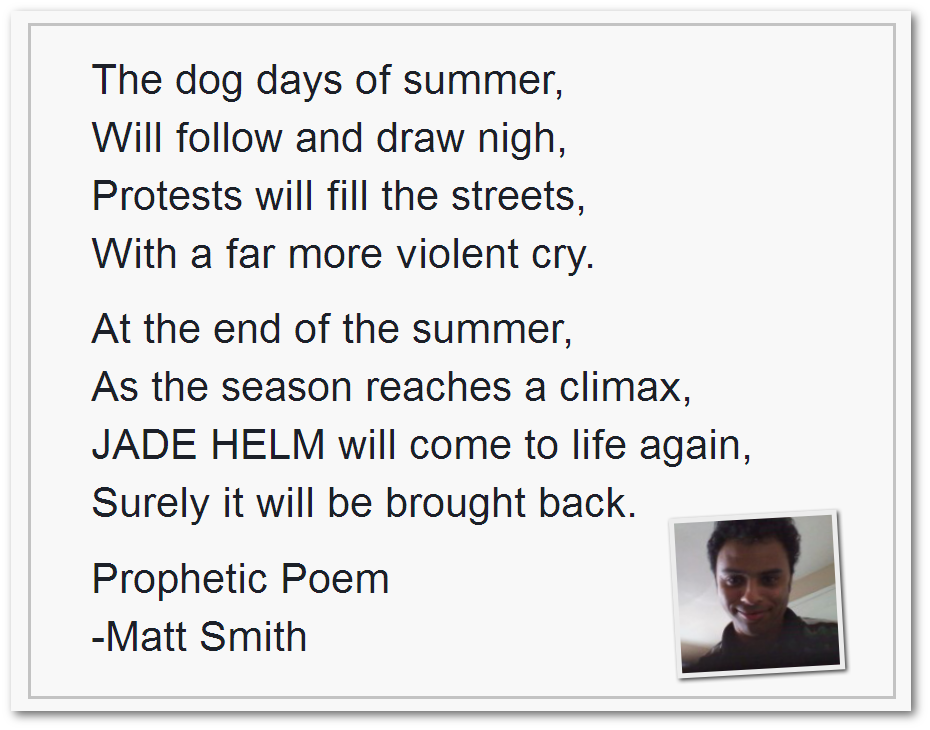 Matt Smith Prophetic Voice