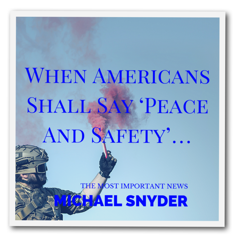When Americans Shall Say 'Peace And Safety'…