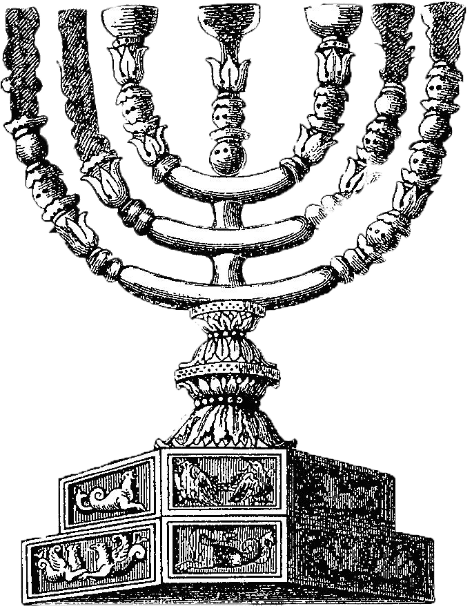 a-drawing-on-the-depiction-of-the-menorah-seen-on-the-arch-of-titus-in-rome-italy-credit-wikimedia-commons